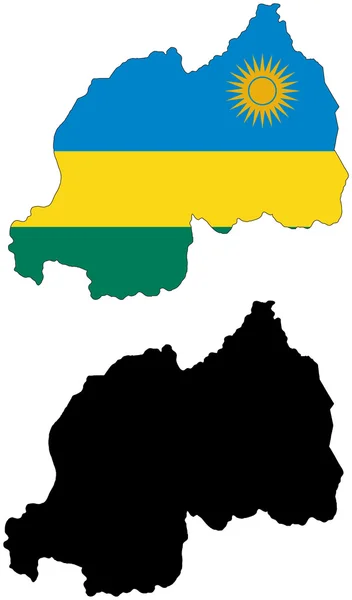 Руанда — стоковий вектор