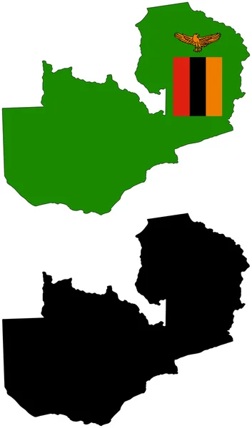 Zambia - Stok Vektor