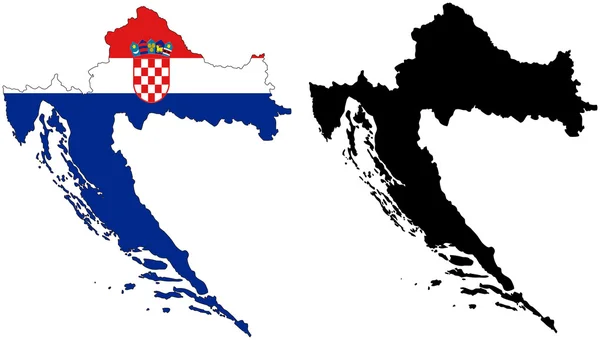 Croatie — Image vectorielle