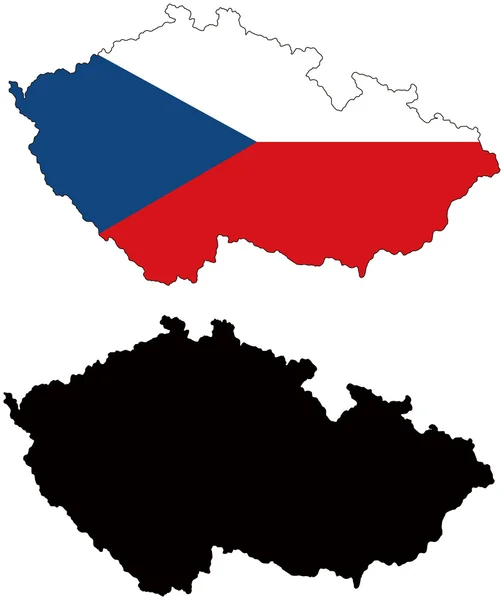 Cseh Köztársaság — Stock Vector