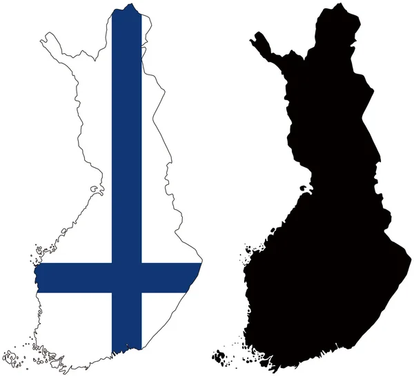 Finlandia — Vettoriale Stock