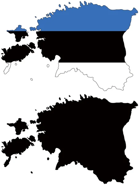 Estland — Stock vektor