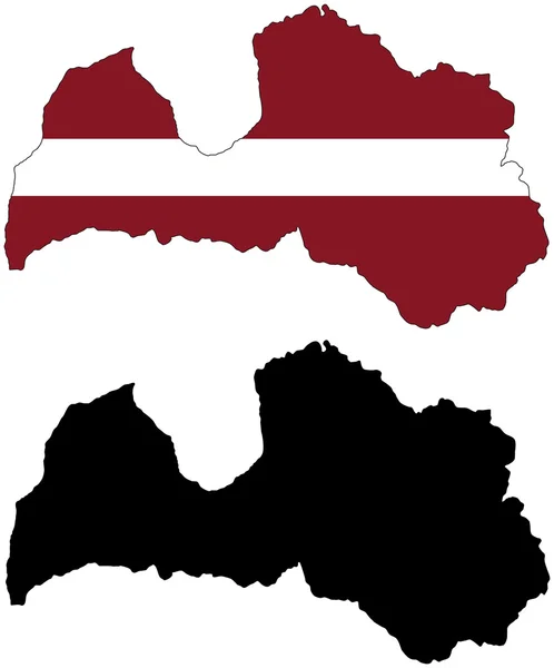 Lettonia — Vettoriale Stock