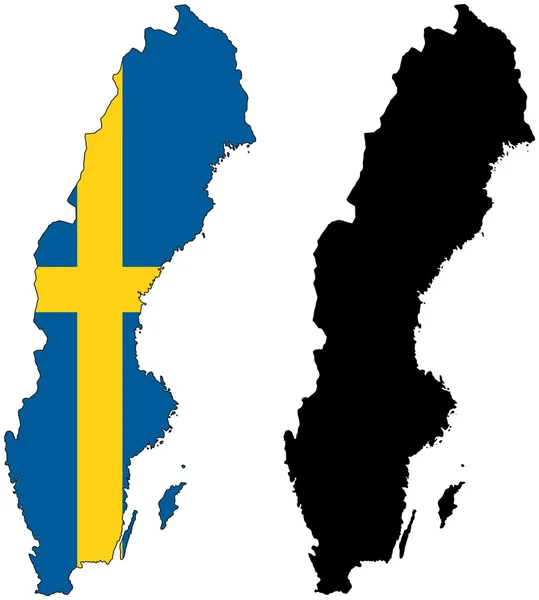 Schweden — Stockvektor