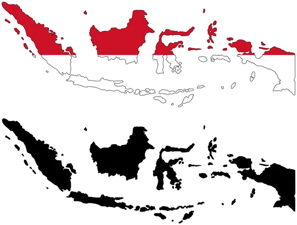 Indonesië — Stockvector