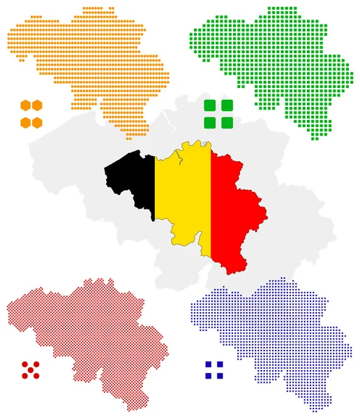 Belgie — Stockový vektor