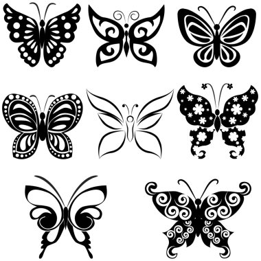 Butterflies clipart