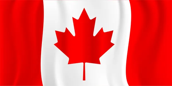 Kanadská vlajka — Stockový vektor