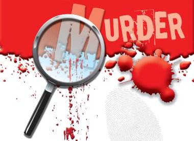 Abstract Murder clipart