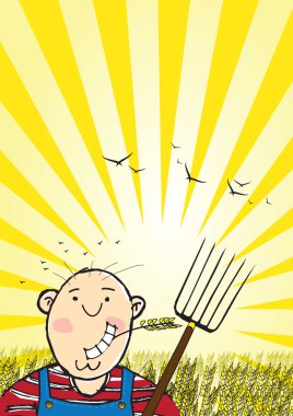 Farmer Boy clipart