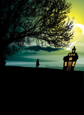 House on the Hill clipart