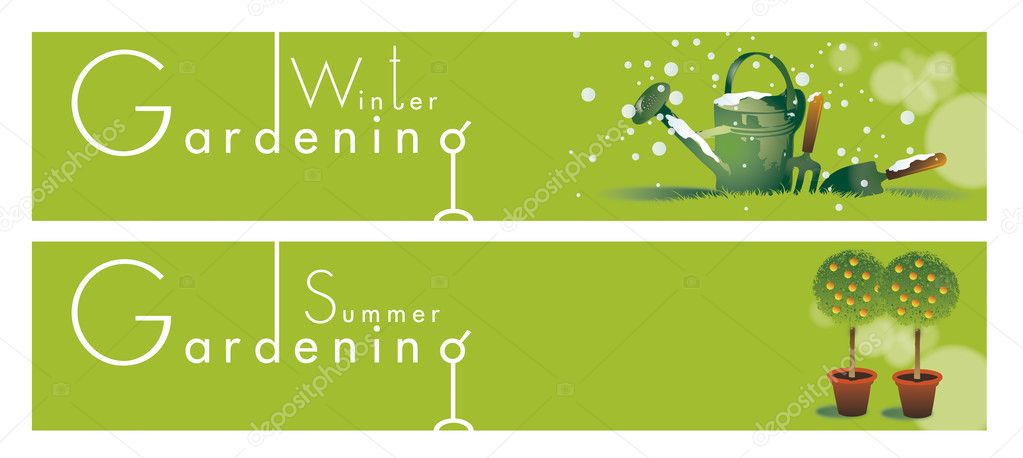 Gardening Themed Banners