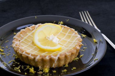 Lemon tart clipart