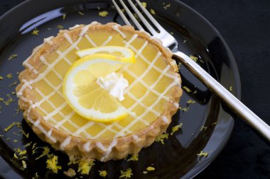 Lemon tart clipart