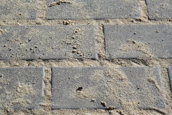 stock image Paved street fragment of surface of roa