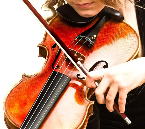 Muzyk grający na skrzypcach — Zdjęcie stockowe