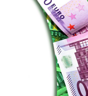 Europe money background clipart