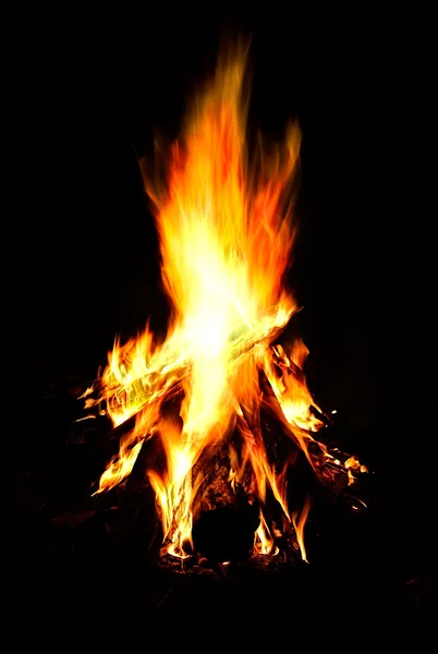 stock image Flames of a campfire