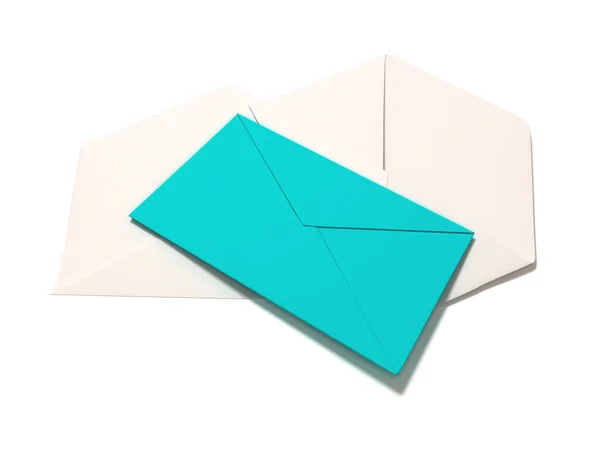Blue envelope — Stock Photo, Image