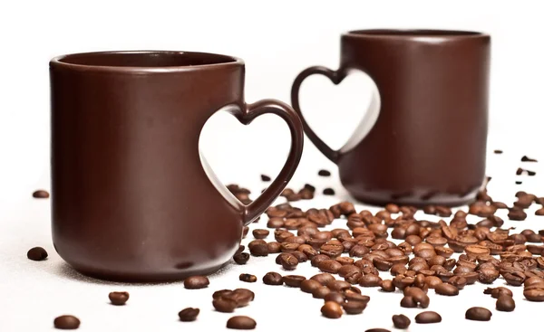 Twee kop koffie. — Stockfoto