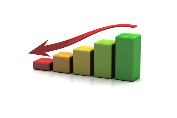 Business finance chart, graph, diagram — Stock Photo, Image