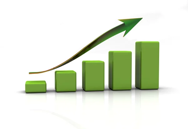 Gráfico, gráfico de finanças de negócios, diagrama — Fotografia de Stock
