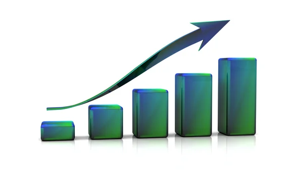 Gráfico de finanzas empresariales, gráfico, diagrama — Foto de Stock
