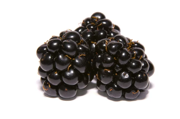 Three blackberries — Stock Photo, Image