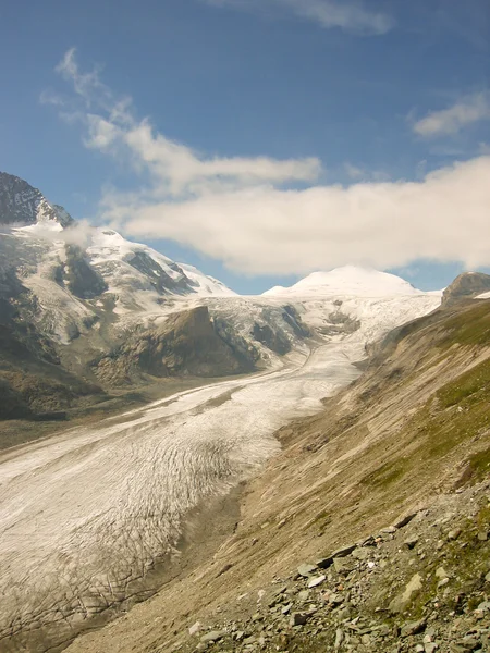 Vieuw on a glacier top — Stock Photo, Image