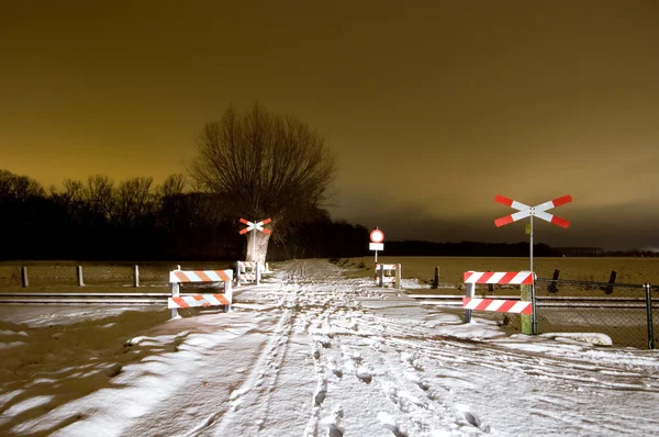 stock image Midnight snow