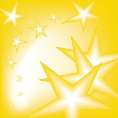 Falling stars clipart