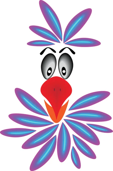 Perroquet coloré — Image vectorielle