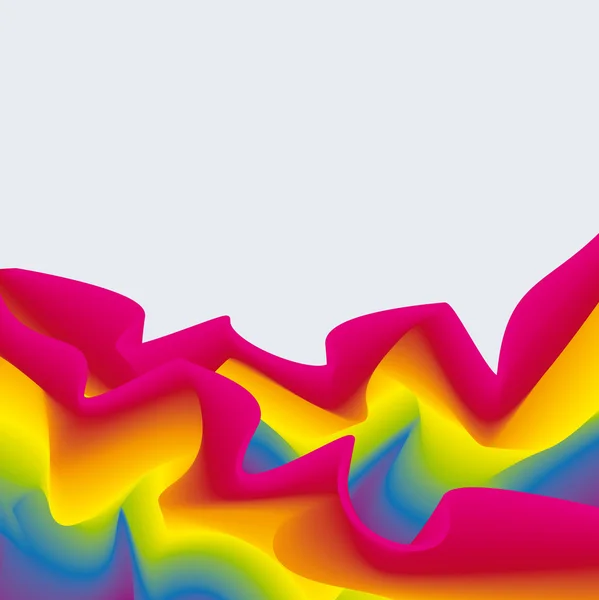 Морщины радуги — стоковый вектор