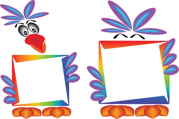 Papagaio-bandeira arco-íris — Vetor de Stock