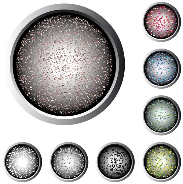 Boutons web Speckles — Image vectorielle