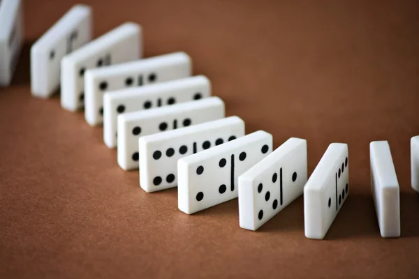 Domino entertainment spel — Stockfoto