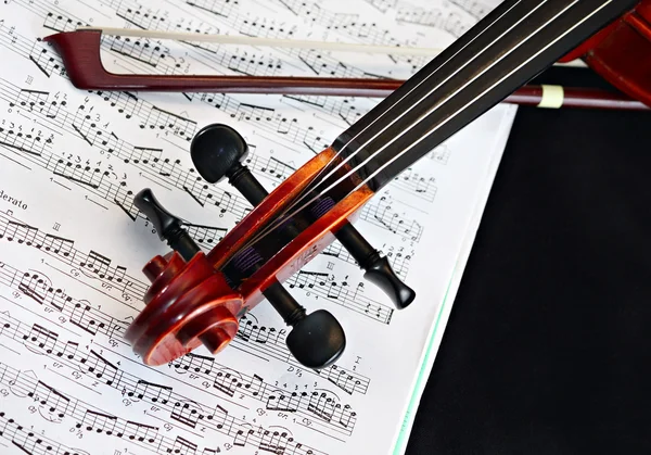 Instrumento de corda clássica de música violinista — Fotografia de Stock