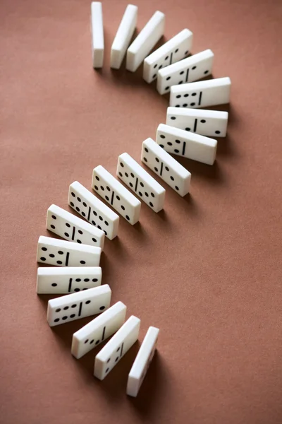Domino eğlence oyna — Stok fotoğraf