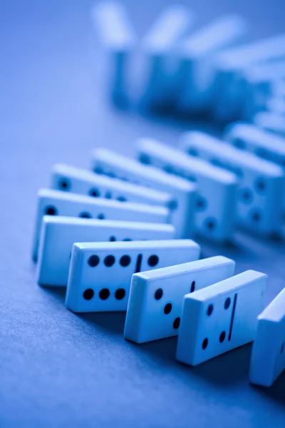 Dominospiel Unterhaltung — Stockfoto