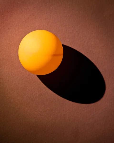 stock image Table tennis play game orange ball