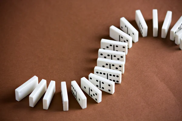 Dominospiel Unterhaltung — Stockfoto