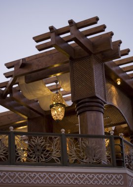 Arabian style architecture clipart