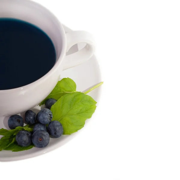 Синій трав'яний чай — стокове фото