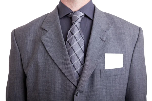 stock image Man in gray suit