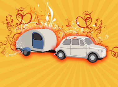 Camping fantasy clipart