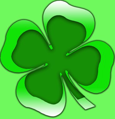 Irish Green clover clipart