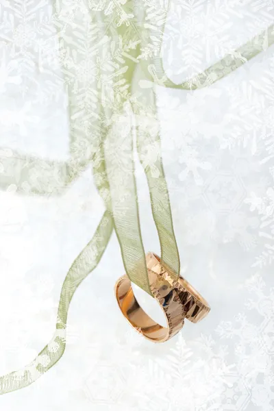 겨울 웨딩 디자인 — 스톡 사진