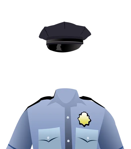 Полицеская униформа — стоковое фото