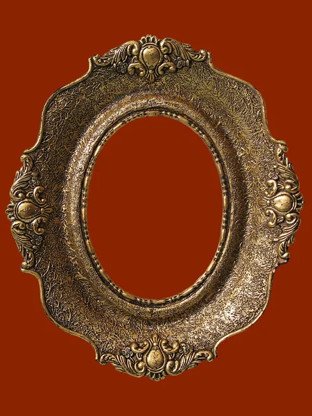 Picture frame. gold antique — Stock Photo, Image