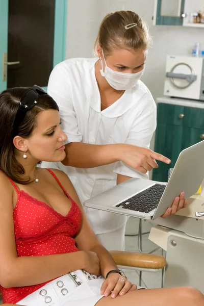 stock image Dental visit